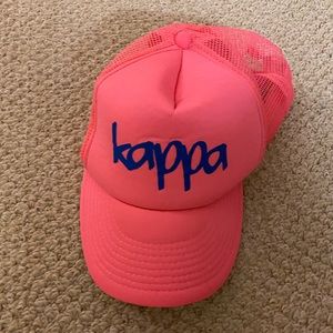Neon Hot Pink Kappa Kappa Gamma Sorority Hat